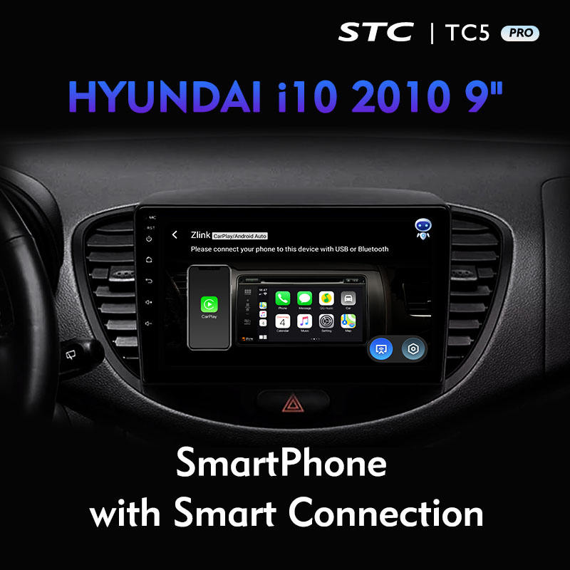 New Arrival Android Car Audio for HYUNDAI 2010 I10 Auto Electronics 9 Inch Multimedia Touch Screen Car Dvd Player Radio