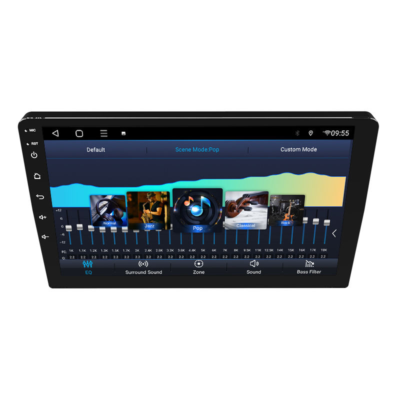 10 Inch Ips Android Car Screen 1 Din Dsp Car Mp5 Player Car Radio Stereo 360 Panoramic Camera