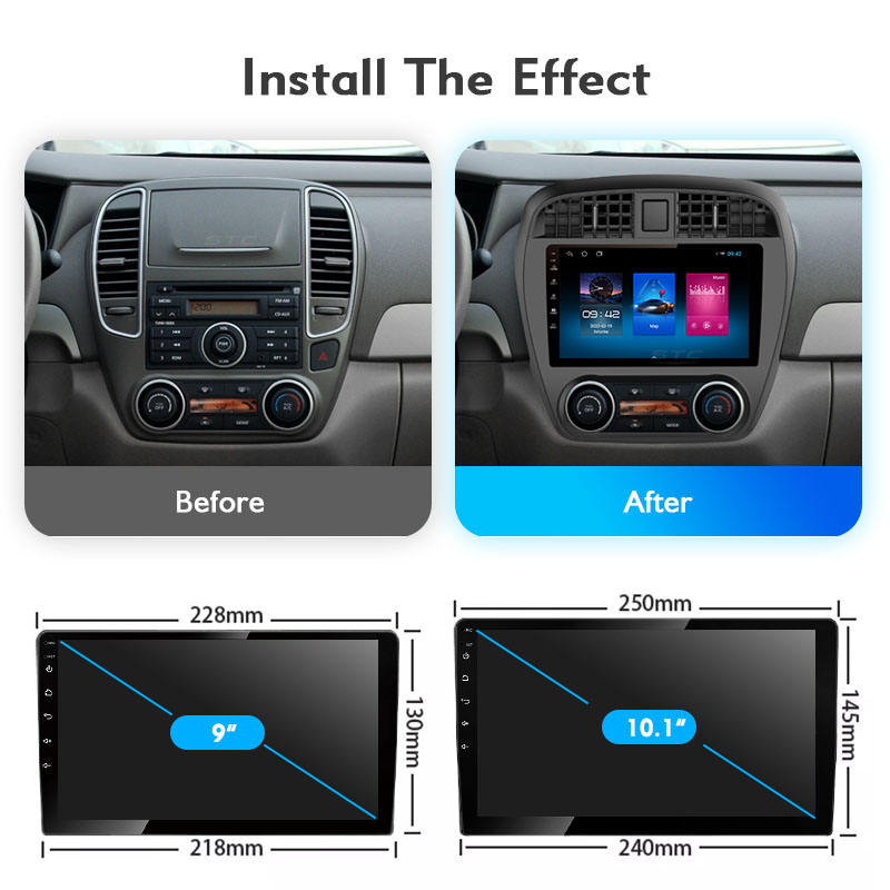 7‘’9"10‘’ Inch Car Full Touch Screen Car MP5 Radio Audio with Steering Wheel Control Car DVD Player 