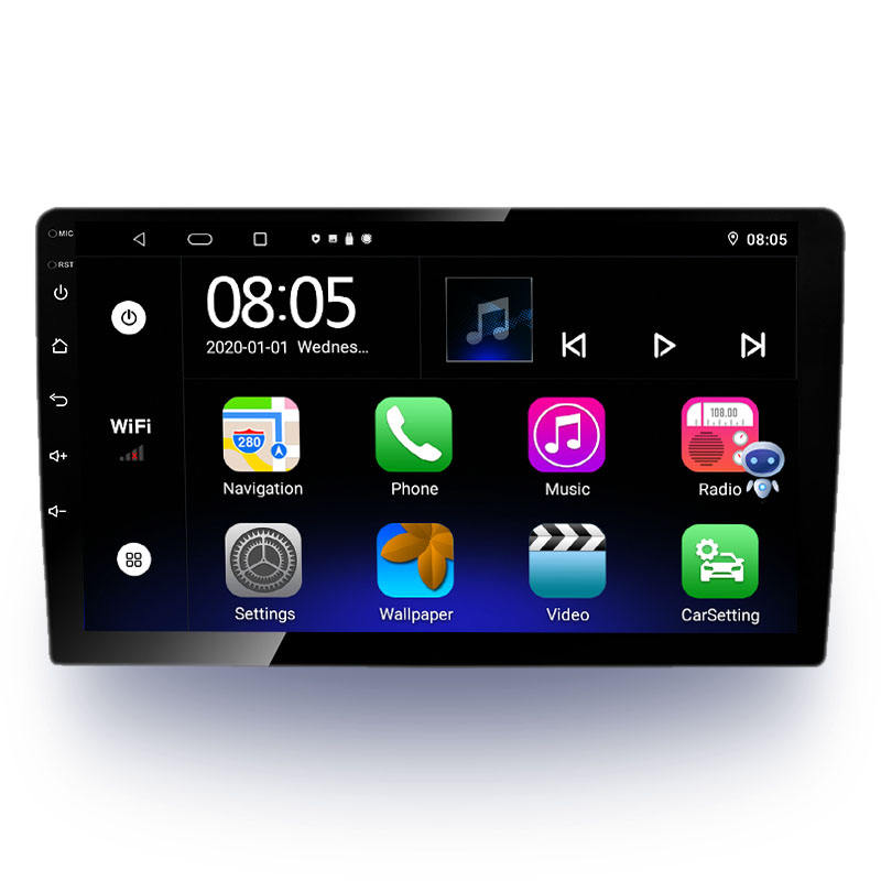 Best sell 9inch 2.5D touch Android 10 good display high resolution Navigation IPS adjustable screen for CIVIC2011