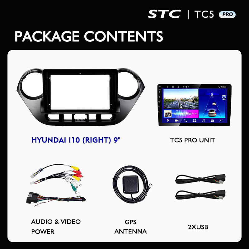 2 Din Touch Screen Wireless Carplay Android Auto Car Radio Android DVD Player 2+32G For Hyundai 2010 I10