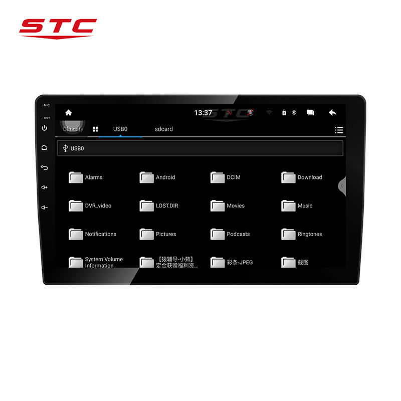 Android 10.0 car navigation 10.1 inch built in DSP double din universal android car dvd player