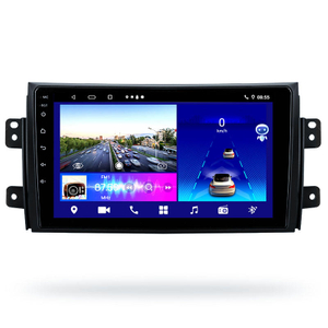 Hot Sell 9 Inch with Buttons Built in Wifi Android 10 Double Din with Mirror Link for SUZUKI SX4 2006 To 2014 Car Navigation