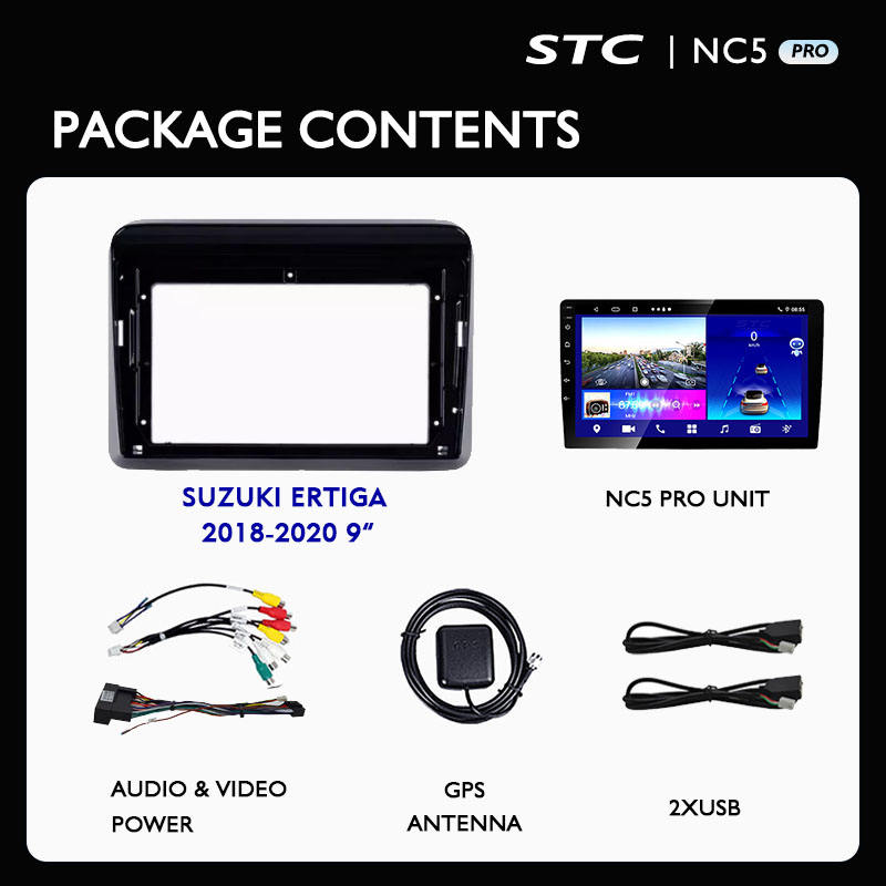 9 Inch Android 10.0 Multimedia Touch Screen System for SUZUKI ERTIGA 2018 2020 Car Dvd Player Gps Navigation Double Din Audio
