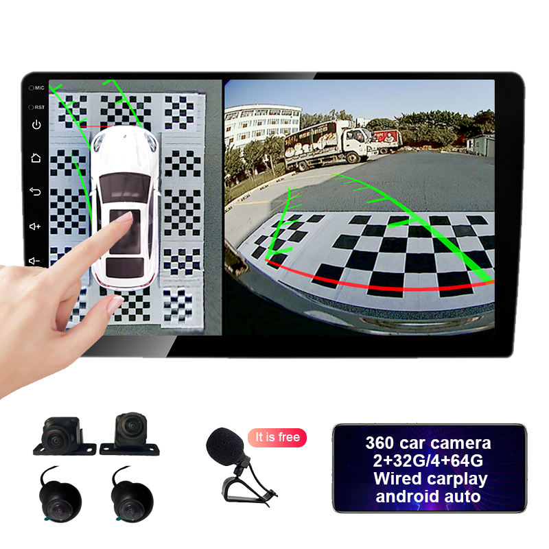 Universal 9 10 Inch Android 9.1 2 Din Universal Car Audio with Dsp Car Multimedia Video Stereo