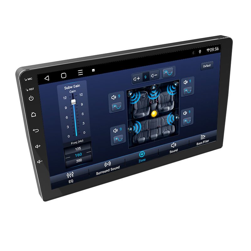 9 inch full touch universal car stereo with android 10 system car multimedia player fit different additional frame