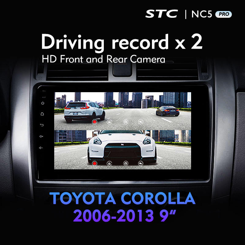 Multimedia System Radio 9 Inch Touch Screen for Toyota Corolla 2006 2013 Car DVD Player DSP GPS Naxigation Auto Electronics