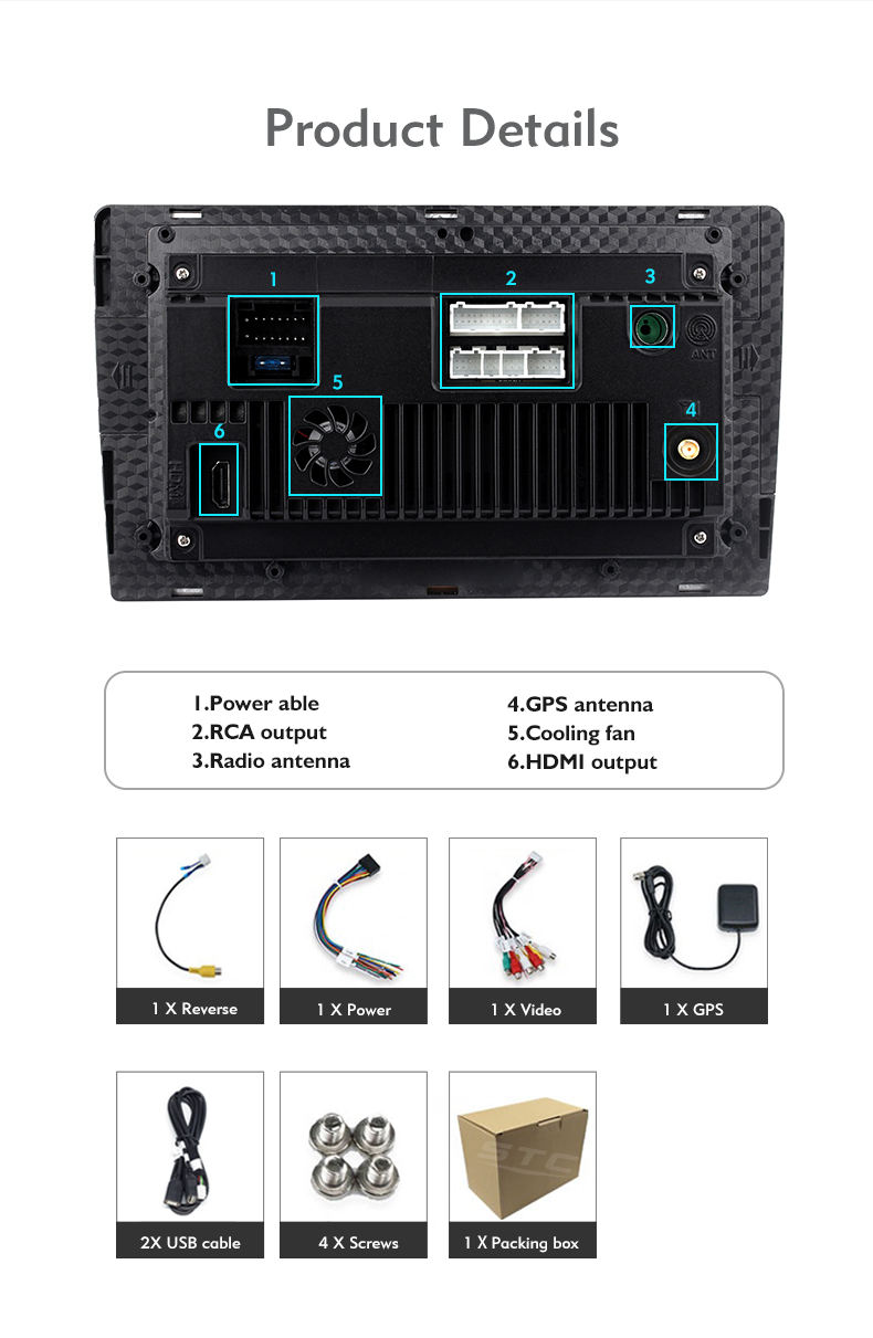 Universal for KIA To Dashboard Car Dvd Player Frame Car Radio Stereo Player with Android 10 Car Radio Touch Screen Carplay