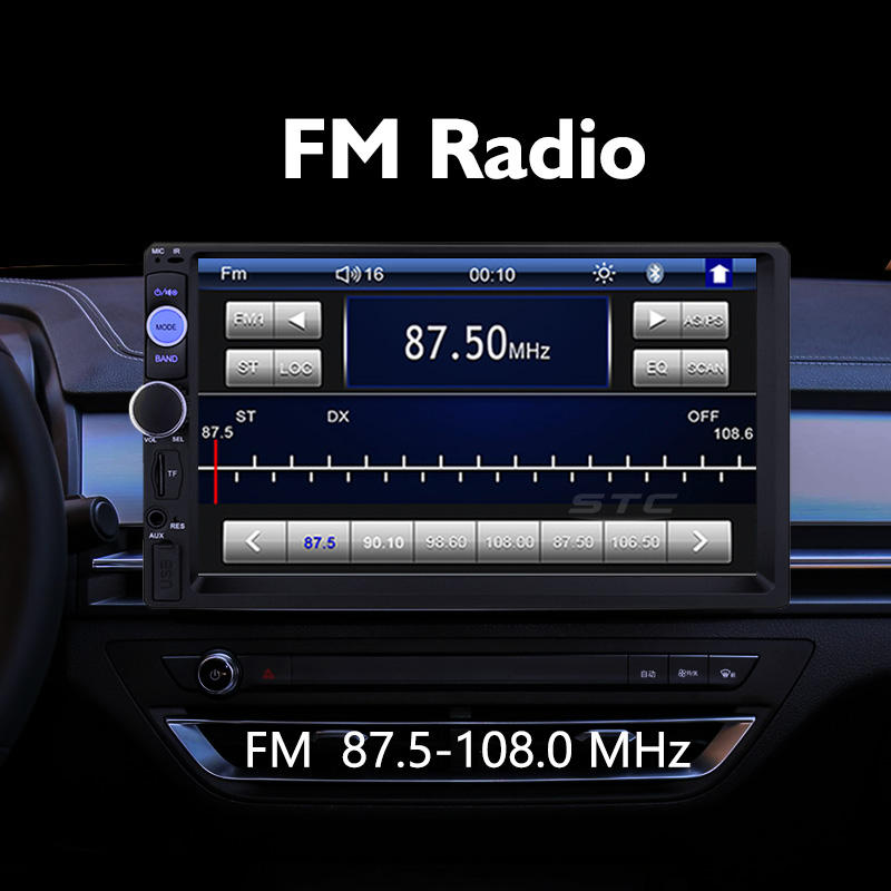 Car Radio Auto Electronics Touch Screen Car Quad 7 Inch LCD Mirror Video GPS Navigation BT FM AUX Mirror Link Car Mp5 Player