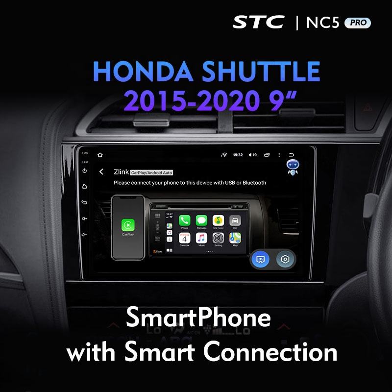 Android 10.0 Double Din 9 Inch Car Stereo Touch Screen for SHUTTLE 2015-2020 Car Multimedia System With GPS Navegation