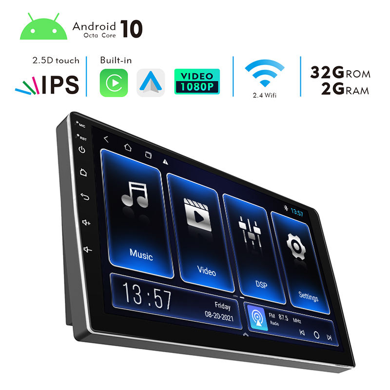 Factory large-screen Android 9-inch 10-inch car navigator mobile phone screen GPS navigation variable mp5 host cross-border dedi