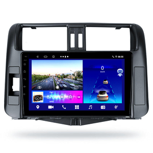 9 Inch Double Din Car DVD Player for TOYOTA PRADO 2009 2013 GPS Naxigation DSP Android 10.0 Multimedia System Touch Screen Audio
