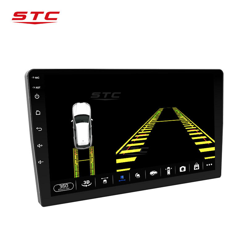 IPS+2.5D 2GB+32GB 360 Camera Wired Carplay Online Theme 48 Band EQ 10 Inch Android Touch Screen Car Dvd Player Auto Electronics
