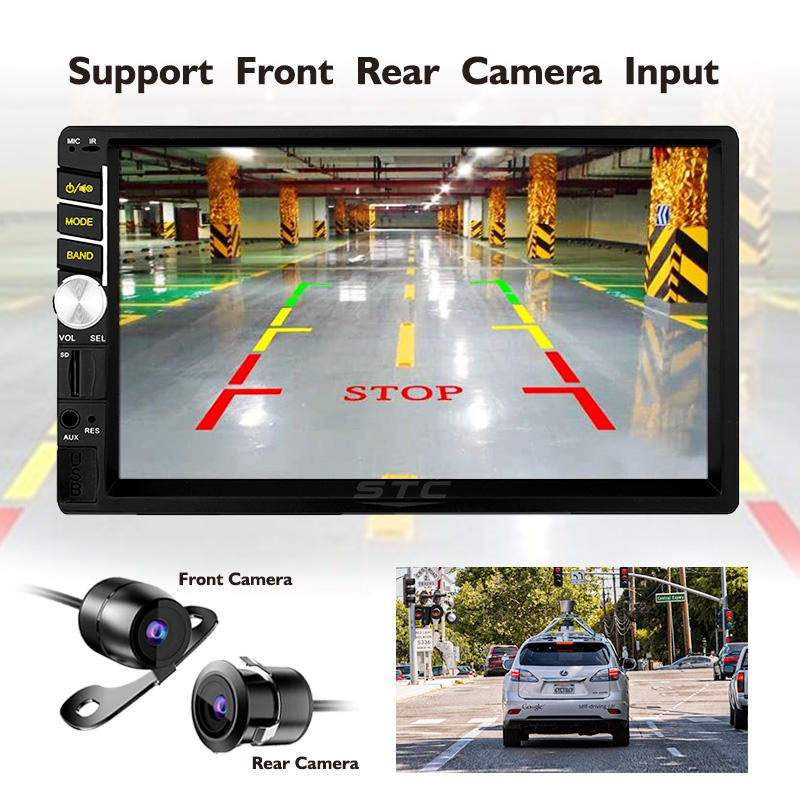 7 Inch BT Stereo 2 Din Car Radio Car Video Multimedia Player FM USB AUX Car Audio Mp3 Mp4 Mp5 Player