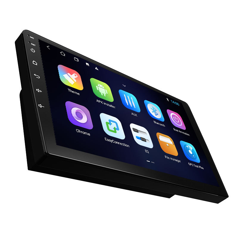 Universal Car Android 10 9.0 retractable 1 din car radio with gps and screen