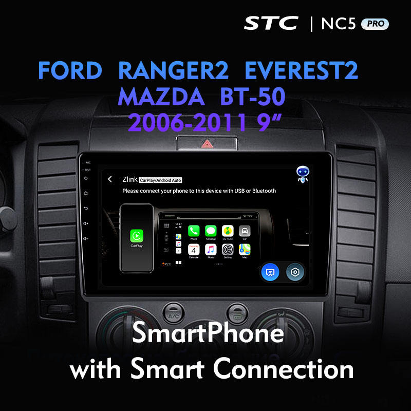 Android 10 Car Radio Head Unit For FORD RANGER 2EVEREST 2 MAZDA BT-5O 2006 2011 GPS Navigation Android Car Radio Auto Radio
