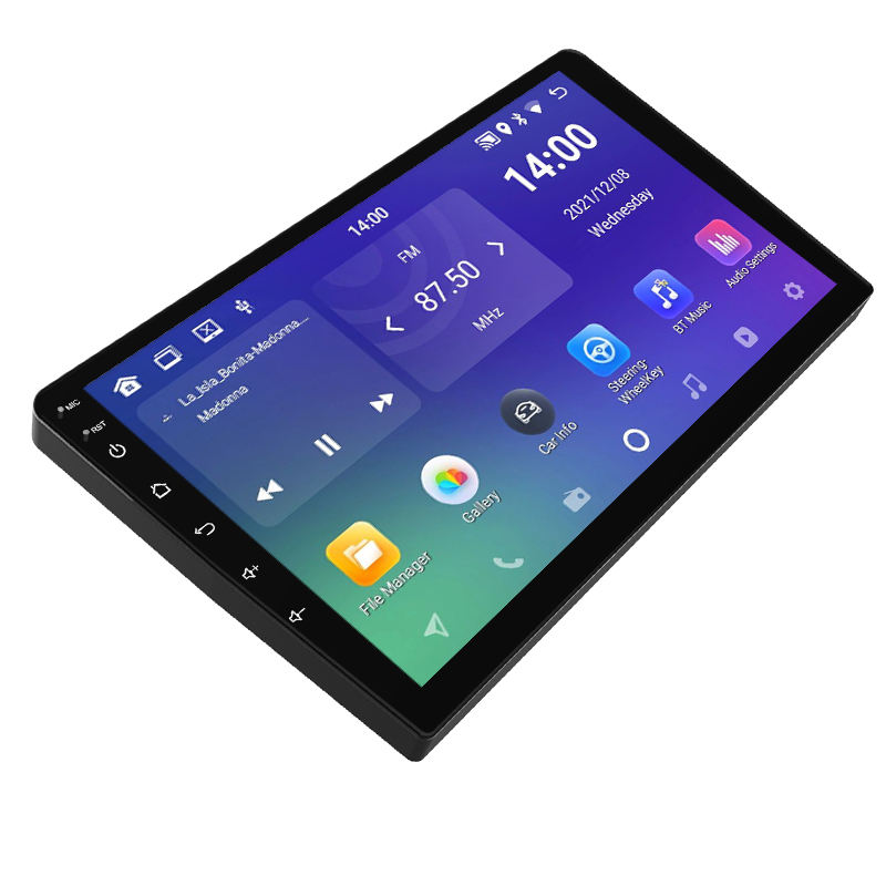 Universal 10 Inch Touch Screen slim body Android Auto GPS Navigation Video Radio Stereo Audio Car Player