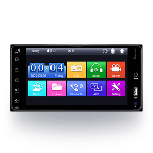 Car Radio HD LCD Touch Screen Audio BT Touch Control With Car Video 7 Inch 1 Din Car Gps Mp5 Player Suitable for Toyota