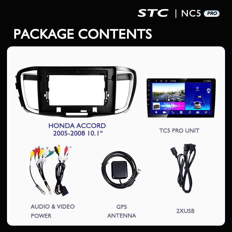 Multimedia System 10.1 Inch Touch Screen Double Din for HONDA ACCORD 2012 2018 Gps Navigation Car Audio Car Dvd Player Radio